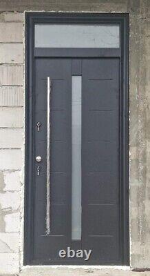 Front Door Frame and all hardware Anthracite grey Pull Handle Window