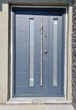 Front Door Frame and all hardware Anthracite grey Pull Handle Window