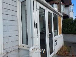 Front Porch / Conservatory In Upvc Large With Two Locking Doors