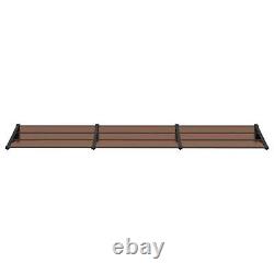 Gecheer Door Canopy Patio Rain Shelter Front Porch Canopy Doorway or Window A8C9