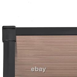 Gecheer Door Canopy Patio Rain Shelter Front Porch Canopy Doorway or Window A8C9