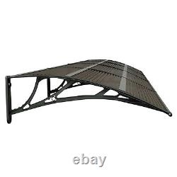 Gecheer Door Canopy Patio Rain Shelter Front Porch Canopy Doorway or Window B4I1