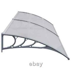 Gecheer Door Canopy Patio Rain Shelter Front Porch Canopy Doorway or Window H7L8