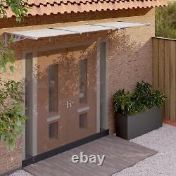 Gecheer Door Canopy Patio Rain Shelter Front Porch Canopy Doorway or Window N9P9