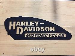 Harley Davidson Tank Metal Wall Art