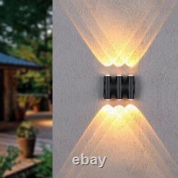 LED Wall Lamps Outdoor/Front-Doors Exterior Black Body Modern Minimalist Designs