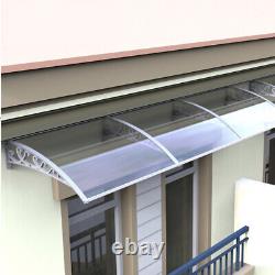 Large Window Door Front Canopy Wall Fixed Rain Shelters Porch Roof UV Snow Proof