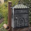 Letter Box Mailbox Wall Mount Rural Iron for Front Porch Entryroom Outdoor