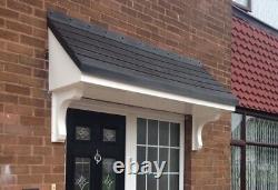 Made to measure Palermo GRP Fibreglass Overdoor Front Porch Canopy Anthracite