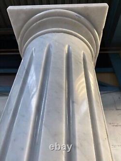 Marble Columns. Solid Carrara marble. Front Porch. Architectural Salvage