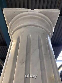 Marble Columns. Solid Carrara marble. Front Porch. Architectural Salvage