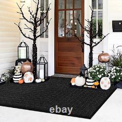 Mibao Front Door Mat, Heavy Duty Durable Welcome Mat for Outdoor Indoor, Dirt Tr