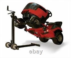 MoJack Lawn Mower Lift 300 lbs. Load Capacity Collapsible Adjustable Wheel Pads