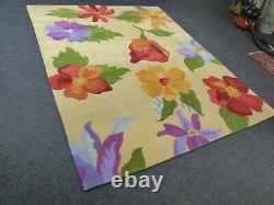 Modern Floral Handmade Wool Rug 200/250cm Kitchen Dining Hallway Bed Room Carpet