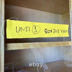 Multiple Units Of IKEA bookshelves with glass door fronts 5 6 In Total