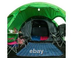 New Regatta 4 man tunnel tent with front porch used once too big for me