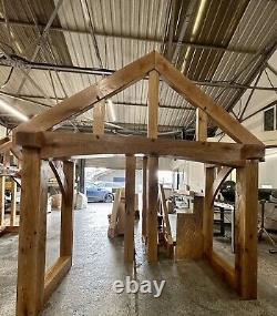 OAK PORCH EX DISPLAY 2 (1 OFF) 2200mm WIDE x 900mm DEPTH Under side curved