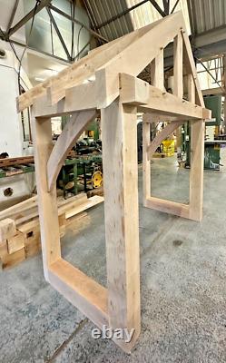 Oak Porch 2000mm Wide x 900mm Depth Solid Oak Porch EX DISPLAY 1 OFF