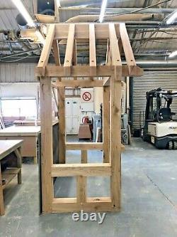 Oak Porch + Over Hanging Front Rafters We Make To Any Designs & Any Sizes