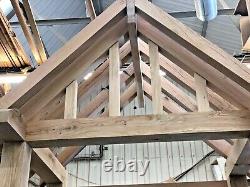 Oak Porch + Over Hanging Front Rafters We Make To Any Designs & Any Sizes