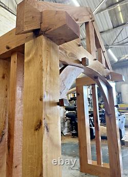 Oak Porch'THE BROADWAY' SEMI BUILT OAK PORCH 1600mm Wide x 600mm Depth