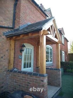 Oak Porch THE TELFORD Beautiful design 1800mm Wide x 900mm Depth x 1500mm Post