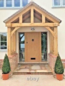 Oak Porch The Broadway 2200mm Wide x 1425mm Post Height x 1200mmm Deep