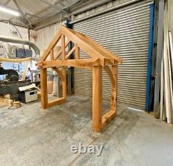 Oak Porch The Malvern 2200mm Wide Fast Delivery Curved Front Beam