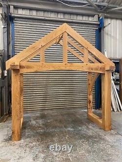 Oak Porch The Malvern 2200mm Wide Fast Delivery Curved Front Beam