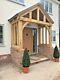 Oak Porch With Curved Front Beam Bespoke designs & sizes made Any design