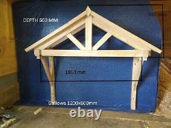 Oak frame porch kit canopy