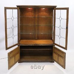 Old Charm Display Cabinet Lower Cupboard Light Oak FREE Nationwide Delivery