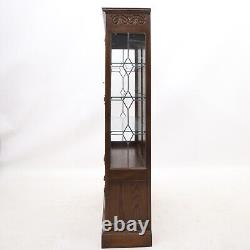 Old Charm Display Cabinet Lower Cupboard Tudor Brown FREE Nationwide Delivery