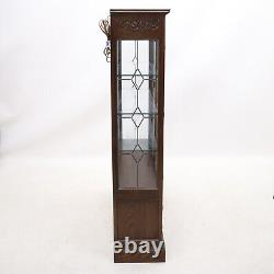 Old Charm Display Cabinet Lower Cupboard Tudor Brown FREE Nationwide Delivery