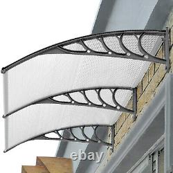 Outdoor Over Door Canopy Porch Front Rain Cover Awning Shelter Patio 60cm x100cm