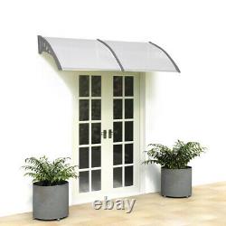 Outdoor Window Door Canopy Awning Shelter Front Porch Rain Cover Shade Patio UK