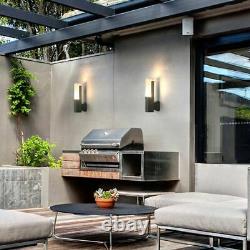 Outdoors Waterproof Wall Lamps Front Door Terrace Porch LED Black Aluminum Alloy