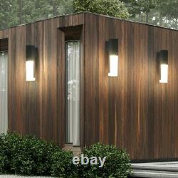 Outdoors Waterproof Wall Lamps Front Door Terrace Porch LED Black Aluminum Alloy