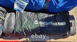 Outwell nevada xl tent INC CARPET, FOOTPRINT, FRONT AWNING, SIDE EXTENSION PORCH