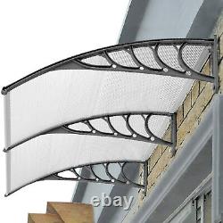 Over Door Canopy Porch Front Rain Cover Awning Shelter Outdoor Patio 60100cm UK