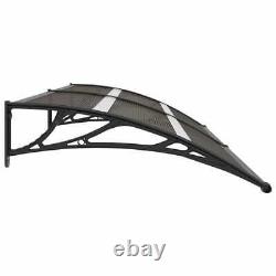 PC Over Door Canopy Porch Front Rain Cover Awning Shelter Outdoor Patio 240x80cm