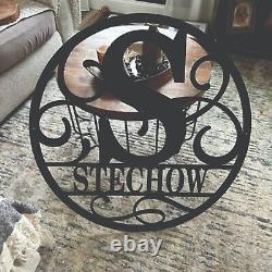 Personalized Metal Monogram Name Sign Custom Family Name Sign Photo Gallery