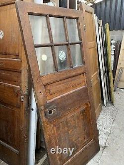 SUPER RECLAIMED OAK FRONT / PORCH DOOR (Glazed) 34 Wide Victorian / Georgian