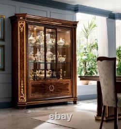 Showcase 1x Display Cabinet Sideboard Bookcase Baroque Rococo Art New Design