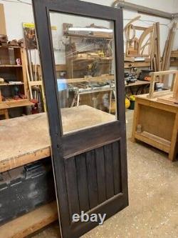 Solid Sapele Hardwood Front Door only, glazed, dual colour, multi point lock