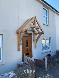 Solid oak Porch canopy kit 1450mm 38 degree span