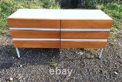 Stag Opus 22 Walnut Fronted Chest of Drawers 1960s