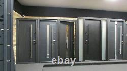 Stock Clearance Black Aluminium Front Door Frame and all hardware