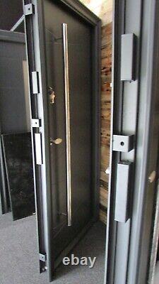 Stock Clearance Black Aluminium Front Door Frame and all hardware