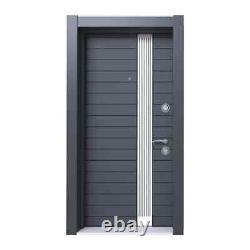 Stock Clearance Modern Front Door Metal Frame & Hardware included Full Kit